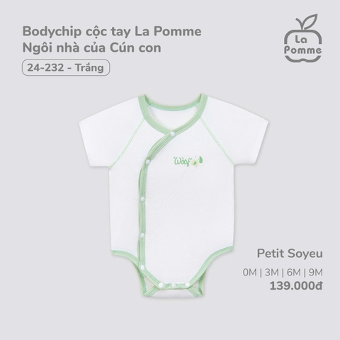 Bodychip Cộc Tay La Pomme Ngôi Nhà Của Cún Con 24232