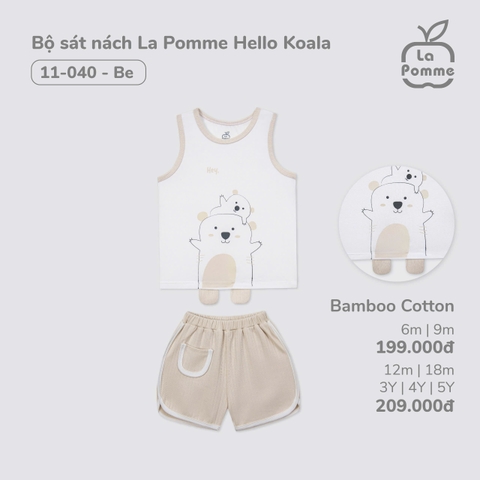 Bộ sát nách La Pomme Hello Koala