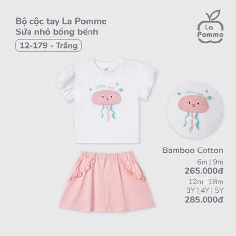 Bộ cộc tay La Pomme Sứa nhỏ bồng bềnh 12179