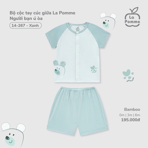 Bộ Cộc Tay Cúc Giữa La Pomme Người Bạn Ú Òa 14267