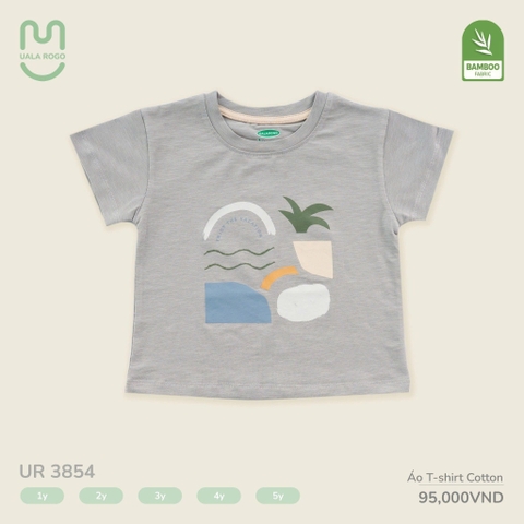 Áo thun T-shirt cotton Uala họa tiết mùa hè UR3854