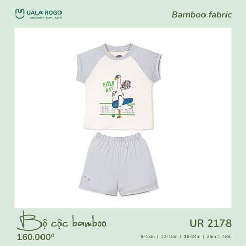 Bộ cộc bamboo Uala họa tiết chú vịt UR2178