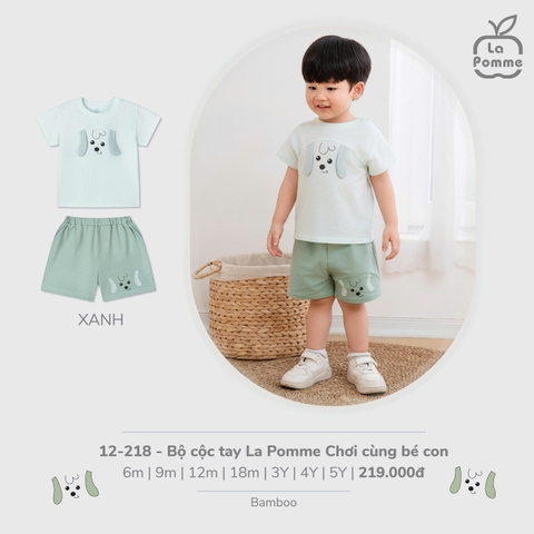 Bộ Cộc Tay La Pomme Chơi Cùng Bé Con 12218