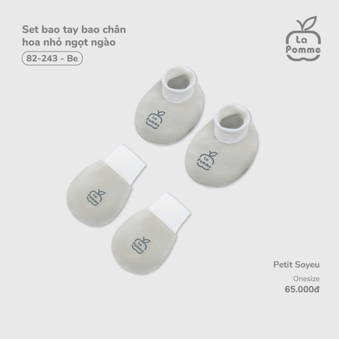 Set Bao Tay Bao Chân Hoa Nhỏ Ngọt Ngào 82243