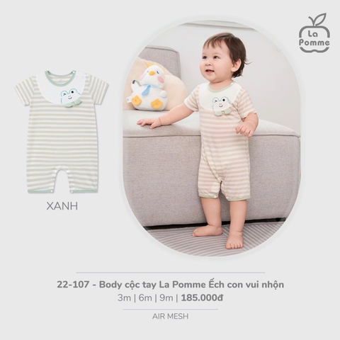 Body Cộc Tay La Pomme Ếch Con Vui Nhộn 22107