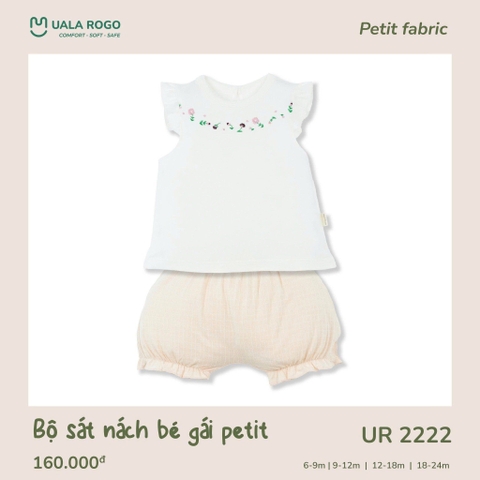 Bộ Sát Nách Bé Gái Petit UR2222