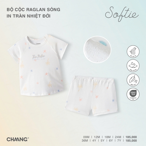 Bộ cộc raglan Sóng