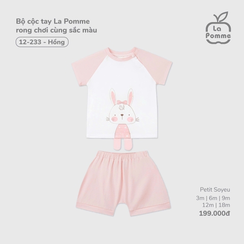 Bộ Cộc Tay La Pomme Rong Chơi Cùng Sắc Màu 12233