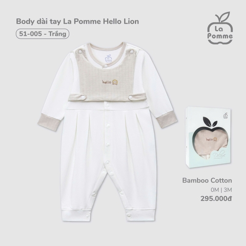 Body Dài Tay La Pomme Hello Lion 51005