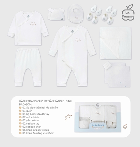 Combo đi sinh La Pomme 17 món Hello World