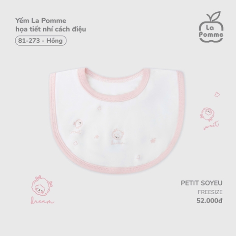 Yếm La Pomme họa tiết nhí cách điệu 81273
