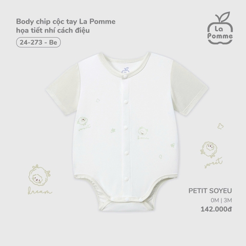 Body chip cộc tay La Pomme họa tiết nhí cách điệu 24273