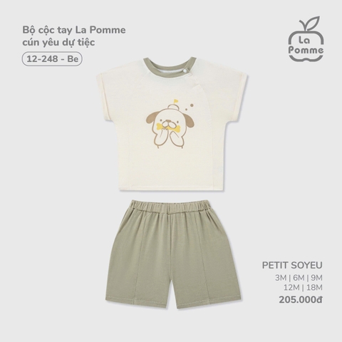Bộ cộc tay La Pomme cún yêu dự tiệc 12248 Bíp Bíp House