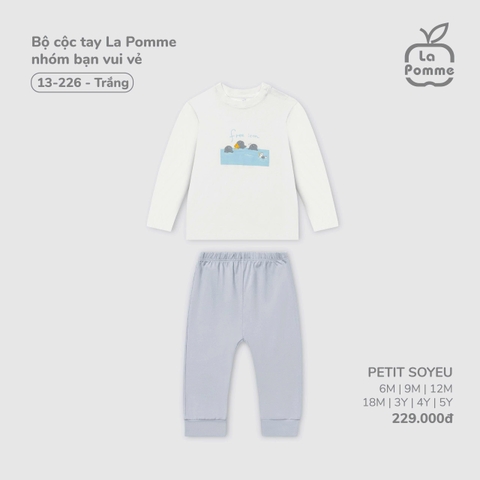 Bộ dài tay La Pomme nhóm bạn vui vẻ 13226 Bíp Bíp House