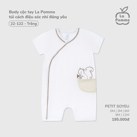 Body cộc tay La Pomme túi cách điệu sóc nhí đáng yêu 22122 Bíp Bíp House