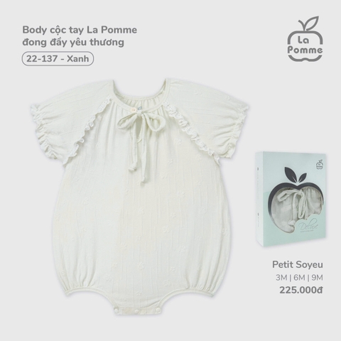 Body cộc tay La Pomme đong đầy yêu thương 22137