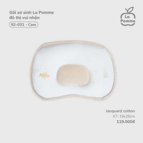 Gối sơ sinh La Pomme đô thị vui nhộn 92031