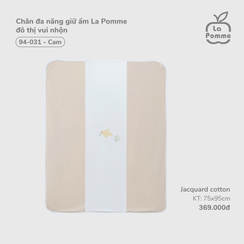 Chăn đa năng giữ ấm La Pomme đô thị vui nhộn 94031