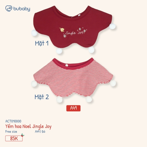 Yếm hoa Noel Jingle Joy Bubaby ACT010000