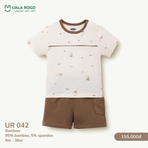 Bộ Cộc Tay Họa Tiết Hoạt Hình Cho Bé UR0420