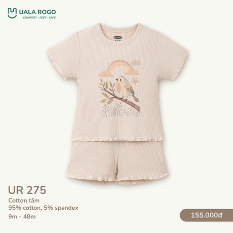 Bộ Cộc Tay Họa Tiết Chú Thỏ Cho Bé UR2750