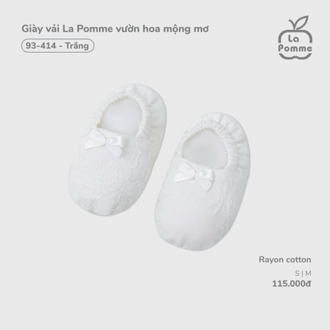 Giày vải La Pomme vườn hoa mộng mơ