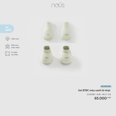 Set BTBC màu xanh lá nhạt