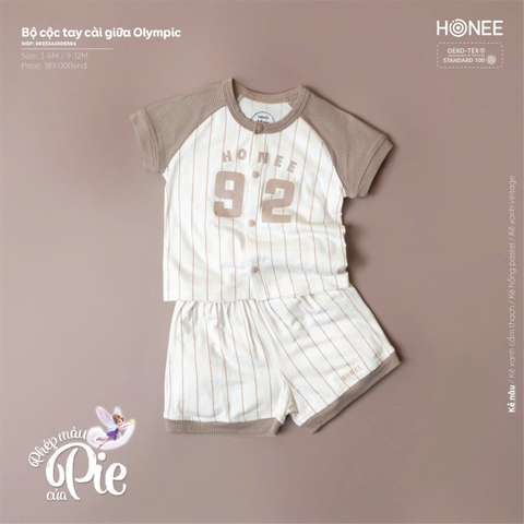 Bộ cộc tay cài giữa Olympic 6594