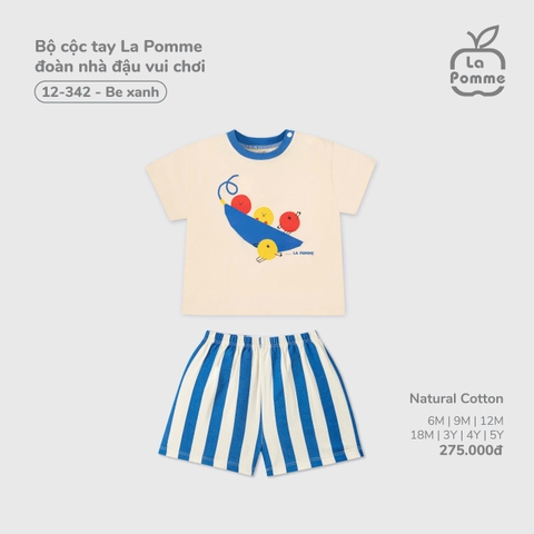 Bộ cộc tay La Pomme đoàn nhà đậu vui chơi