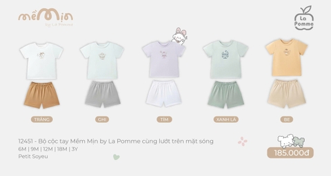 Bộ cộc tay Mềm Mịn by La Pomme cùng lướt trên mặt sóng