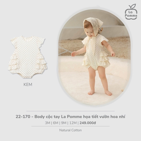 Body cộc tay La Pomme chấm bi điệu đà