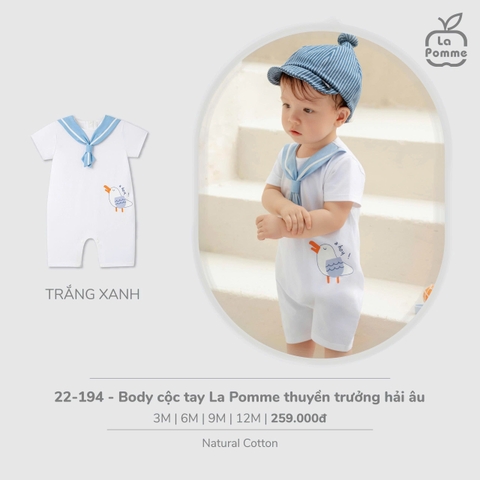 Body cộc tay La Pomme thuyền trưởng hải âu