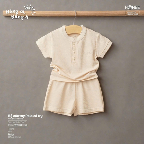 Bộ cộc tay polo cổ trụ 7072