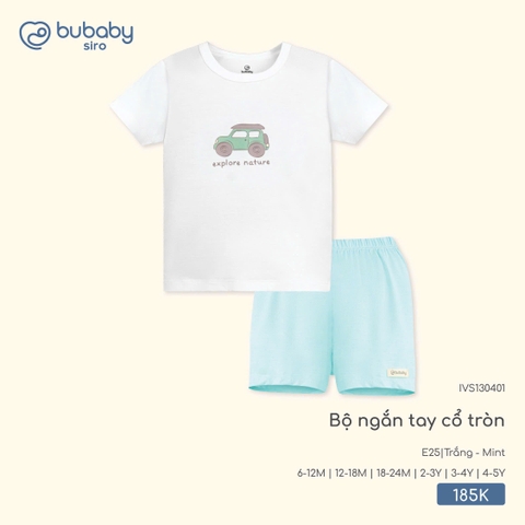 Bộ ngắn tay cổ tròn Bubaby IVS130401