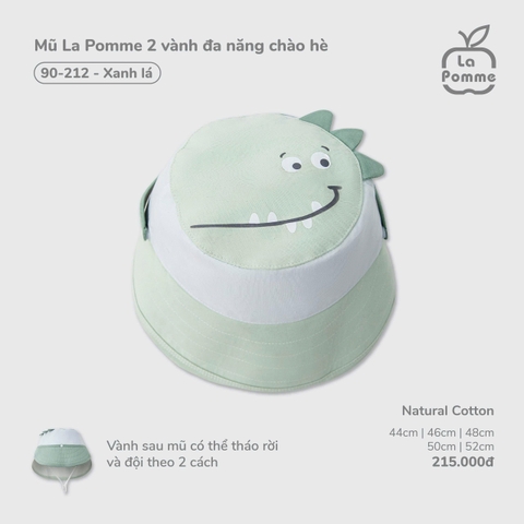 Mũ La Pomme 2 vành đa năng chào hè