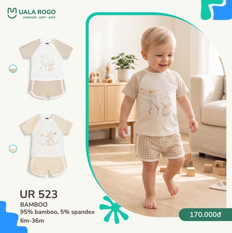 Bộ ngắn tay Uala Rogo UR 523
