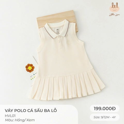 Váy polo cá sấu ba lỗ