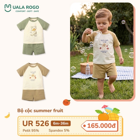 Bộ cộc tay cho bé UR526