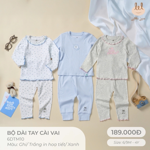 Bộ dài tay cài vai 6DTM10