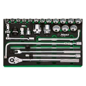 TTF-30/ Socket Wrench Combo Set- 30 Pcs- 3/4″ Drive
