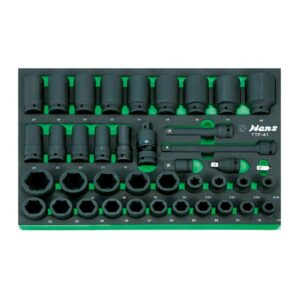 TTF-41/ Impact Socket Set- 40 Pcs- 3/4″ Drive