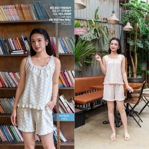Bộ thô đũi , áo sát nách,  Q soóc ST9387