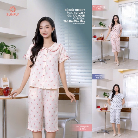 Bộ Sunfly đũi vân mây - ST9367