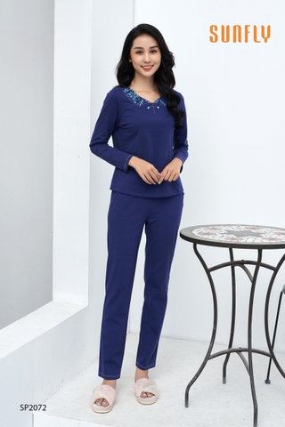 Bộ sun fly cotton QD ,dài tay SP2072