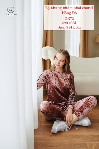 Bộ Nhung nhám Chanel GK72