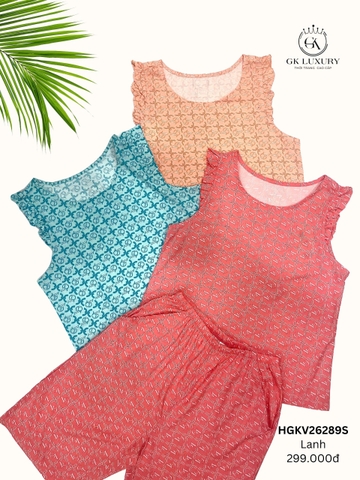 Bộ lanh QL áo tay cánh tiên  GK26289