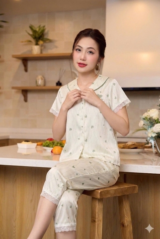 Bộ Sunfly lụa tim QN - ST9351