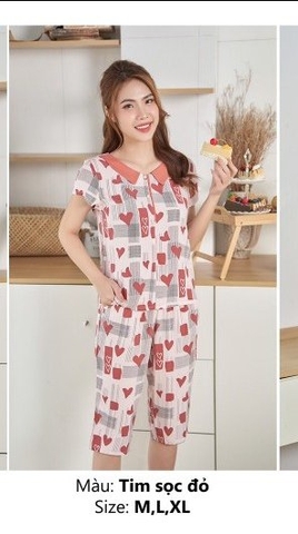 Bộ lanh sunfly quần ngố áo cộc ST8970