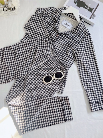 Bộ Sweet Thu đông, nhung tuyết  - F23-419