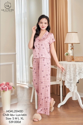 Bộ Lụa chữ B, QD tay cộc , GK25143
